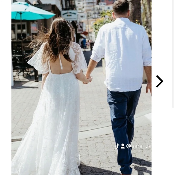 Moment of a Lifetime White Embroidered Backless Maxi Dress - Picture 8 of 13